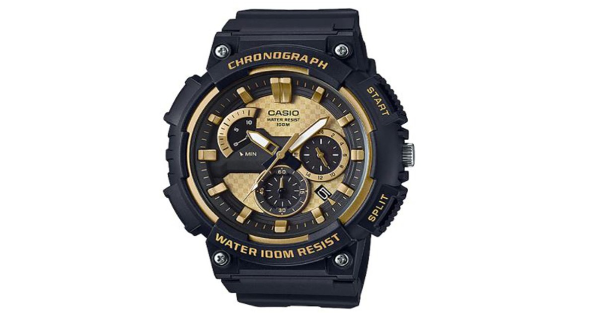 Casio Mens Black Strap Watch ONLY $50.40 (Reg $70)