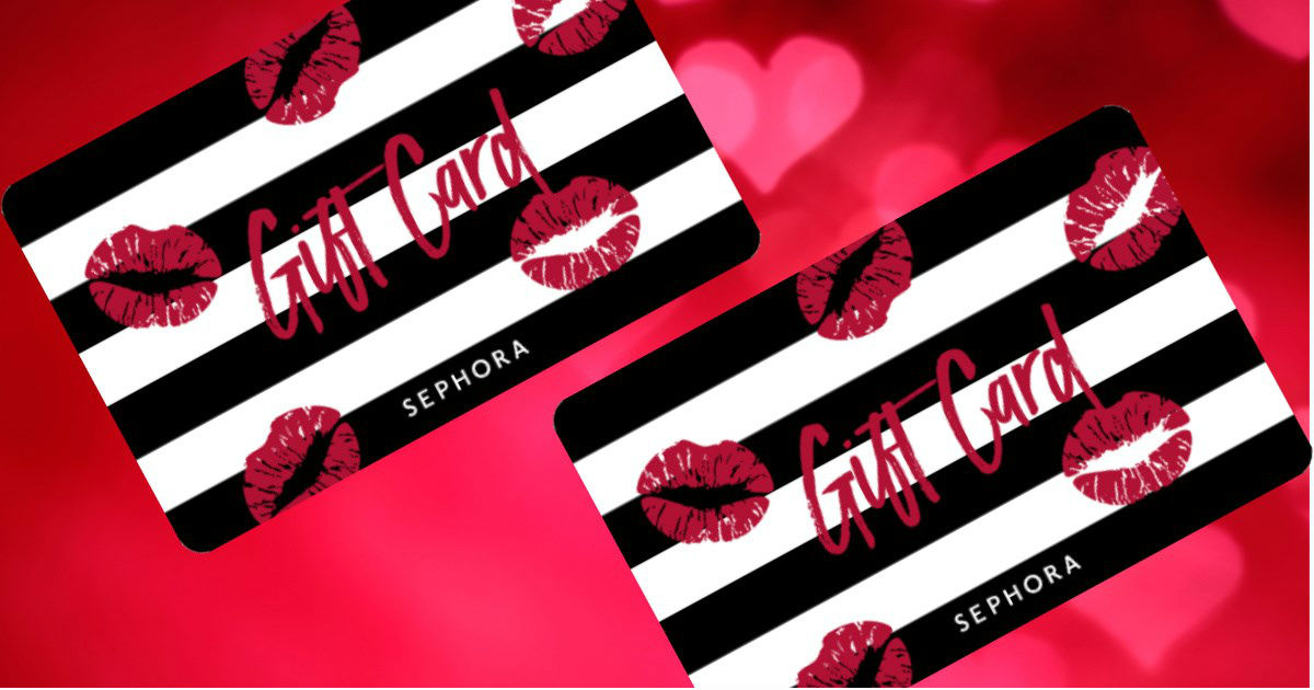 how much is sephora gift card $100