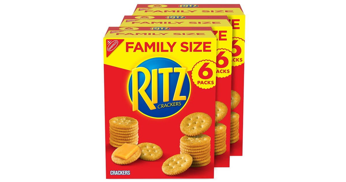 RITZ Original Crackers 3-Boxes ONLY $9.15 Shipped