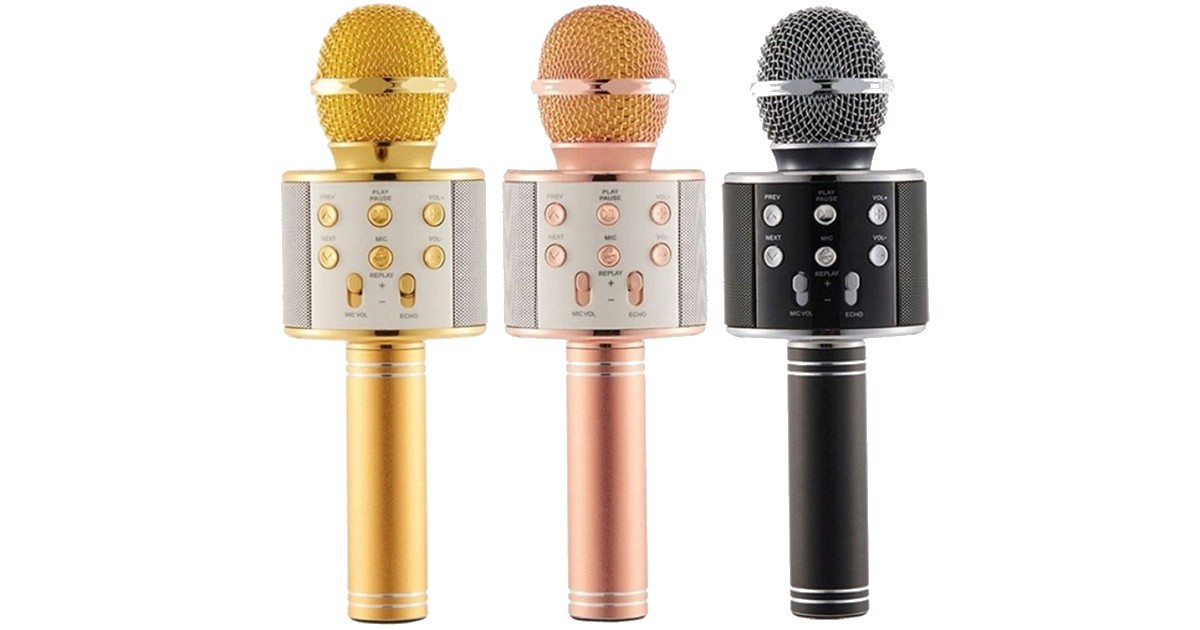 Wireless Bluetooth Karaoke Microphone ONLY $18.50 (Reg $35)