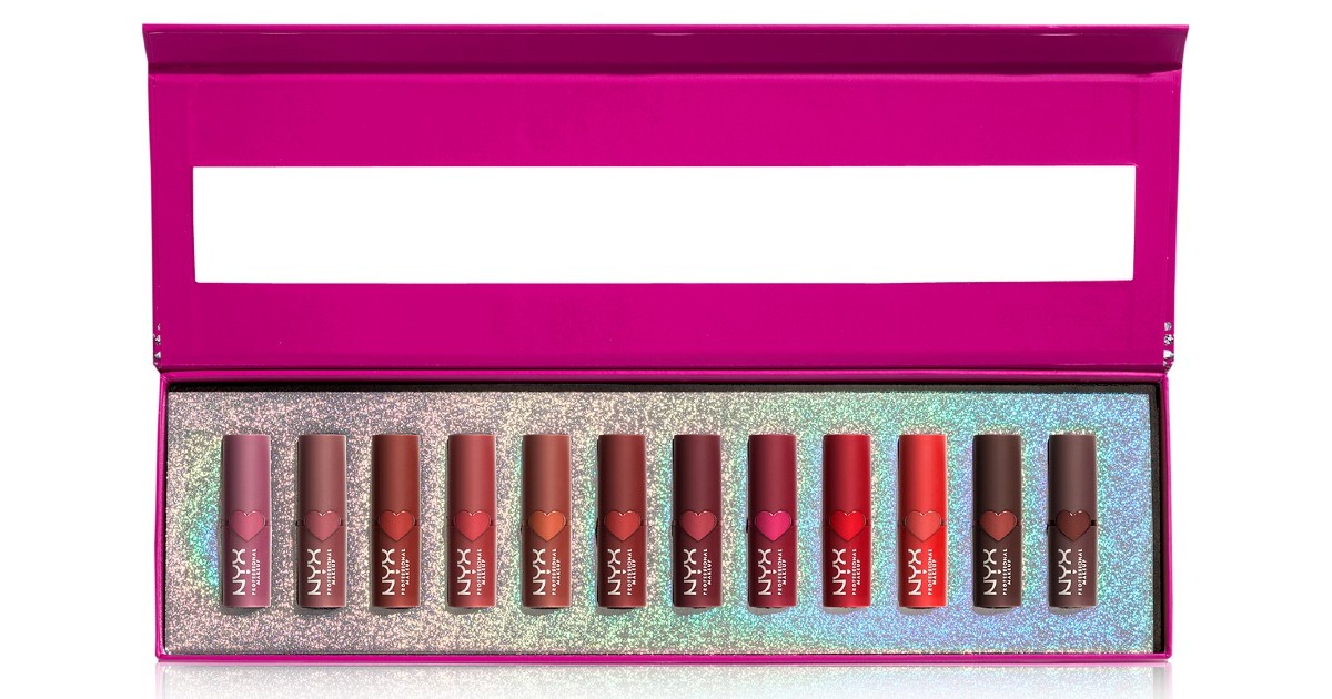 NYX 12-Piece Lipstick Set ONLY $20 (Reg $50)