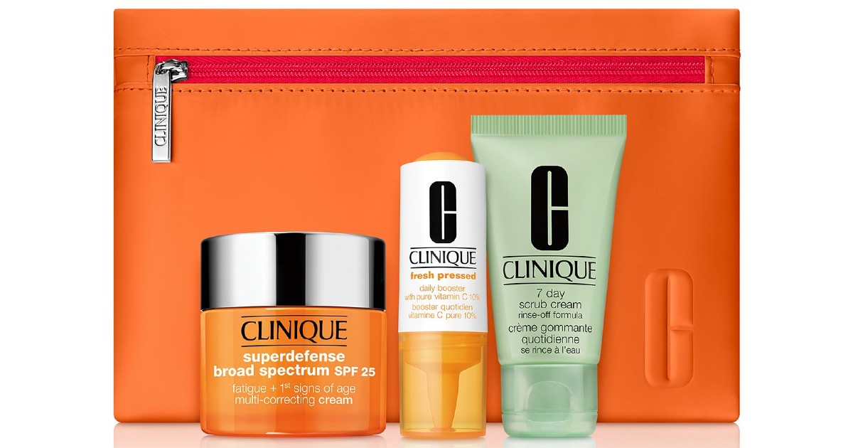 Clinique 4-Pc Daily Defense Gift Set ONLY $24 (Reg $48)