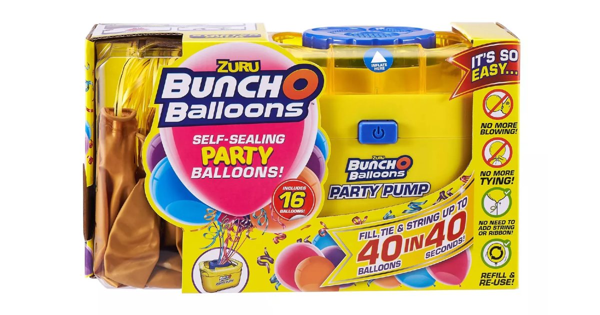 Bunch O Balloons Party Pump ONLY 8.93 (Reg. 15) Daily Deals & Coupons