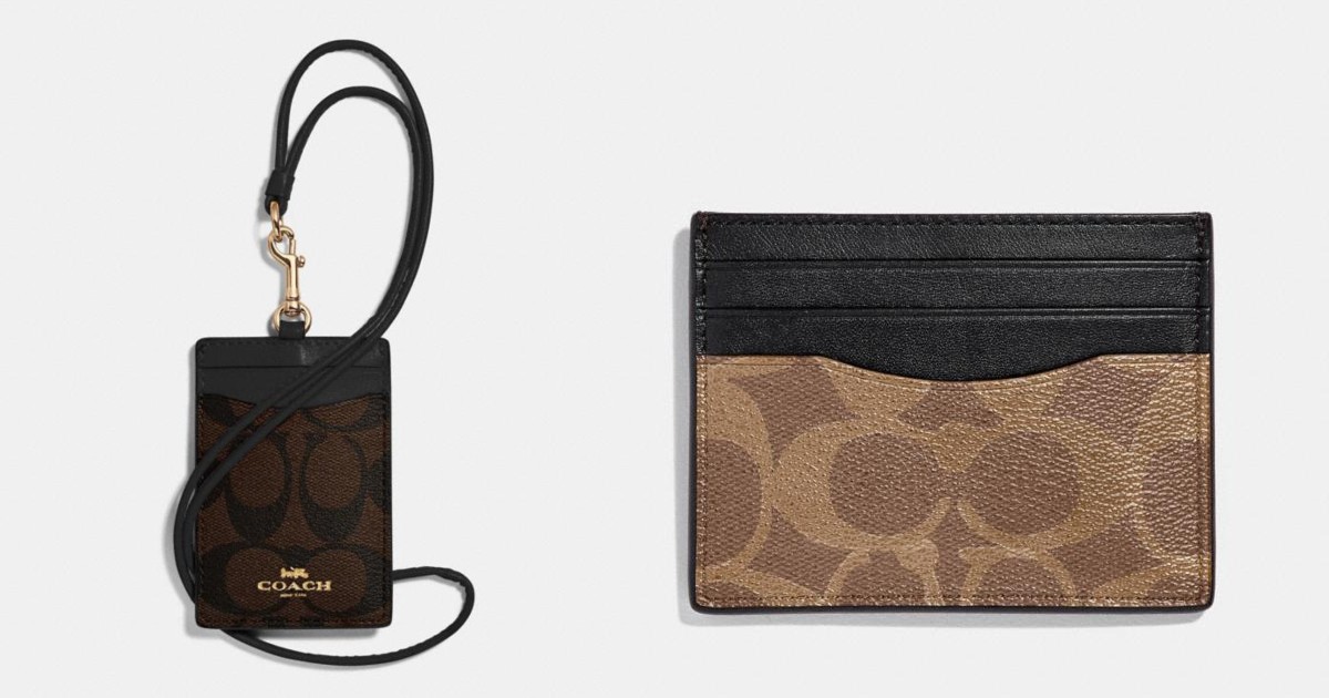 Coach Card Cases as Low as $23.20 Shipped + Free Face Mask