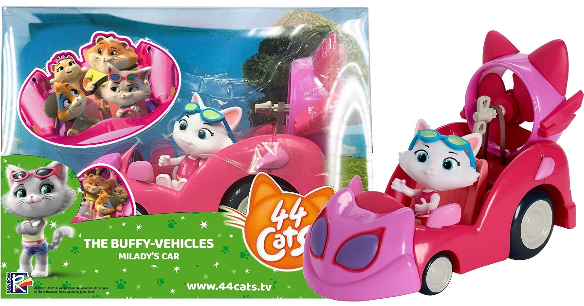 Cat Vehicle & Figure Set