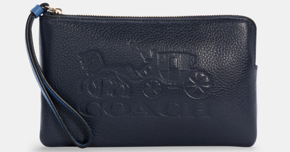 Large Coach Wristlet With Horse & Carriage ONLY $47.20 (Reg. $118)