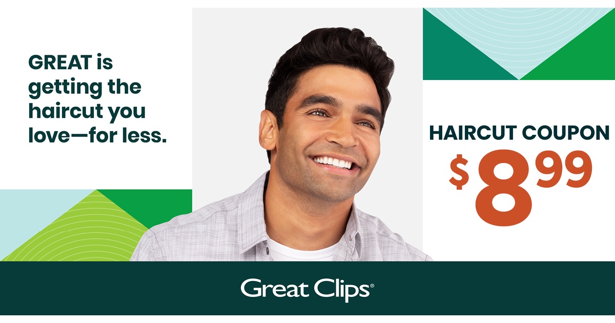 Great Clips $8.99 Haircut Coupon - Coupons