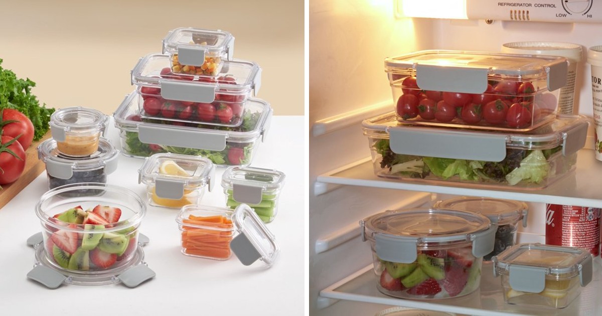 Mainstays 18-Pc Tritan Food Storage Set ONLY $10 (Reg $20+) - Daily Deals &  Coupons