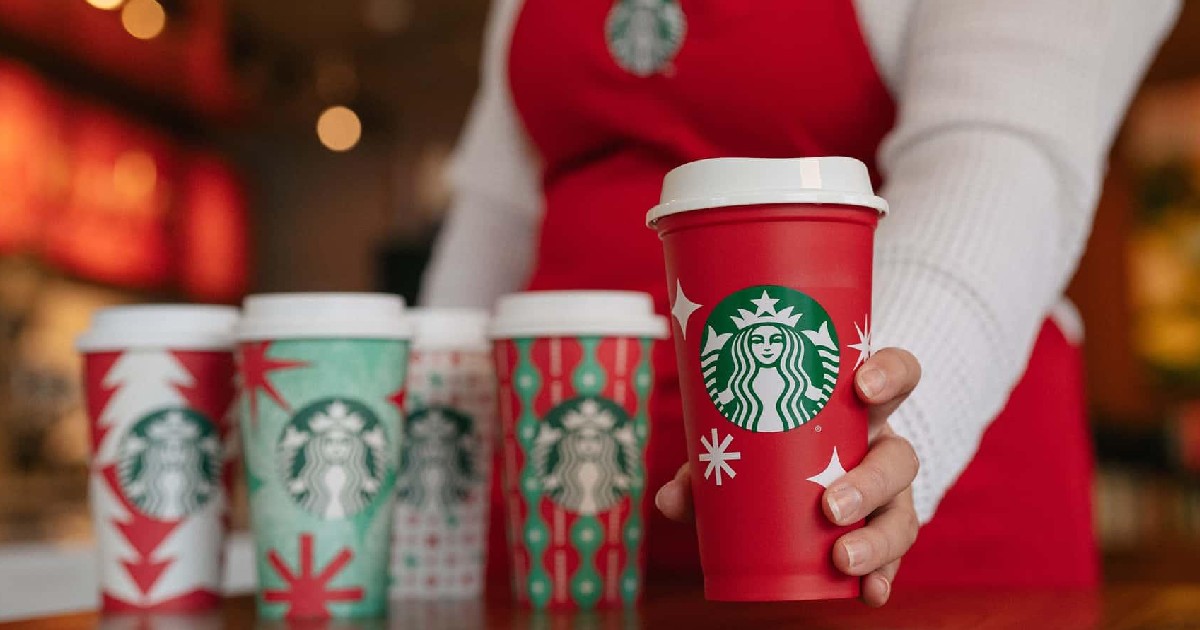 Free Starbucks Holiday Cup with ANY Holiday Coffee Daily Deals & Coupons