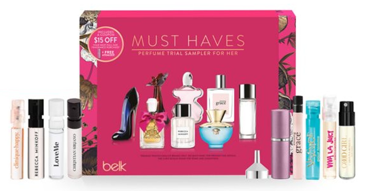 Belk Beauty Women's Fragrance Sampler Kit ONLY $12.99 (Reg $20) - Daily  Deals & Coupons