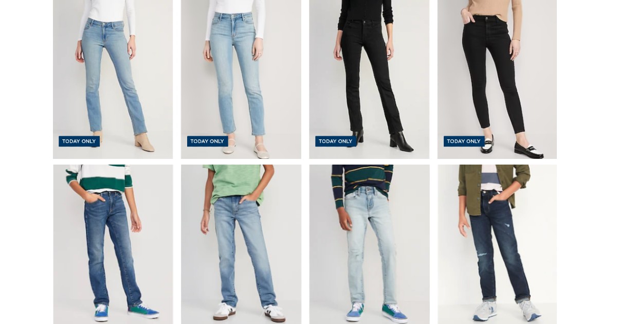  $14 Adult and $10.50 Kids Wow Jeans