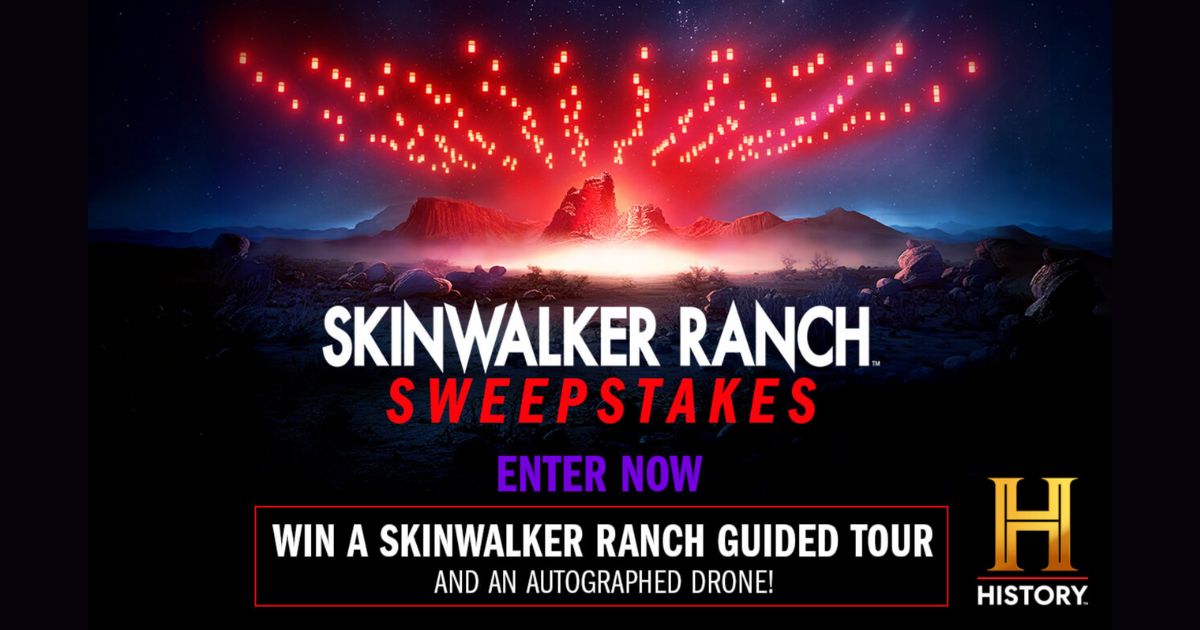 Win a Skinwalker Ranch Guided Tour and an Autographed Drone Free
