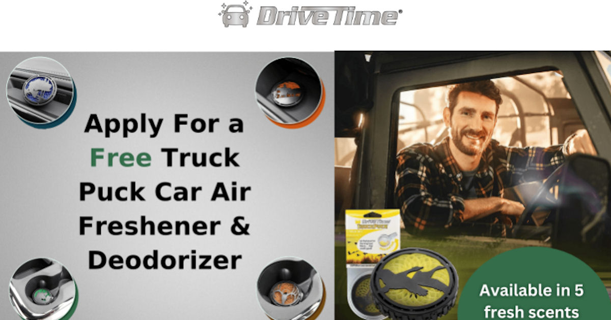 Free automotive product samples and giveaways