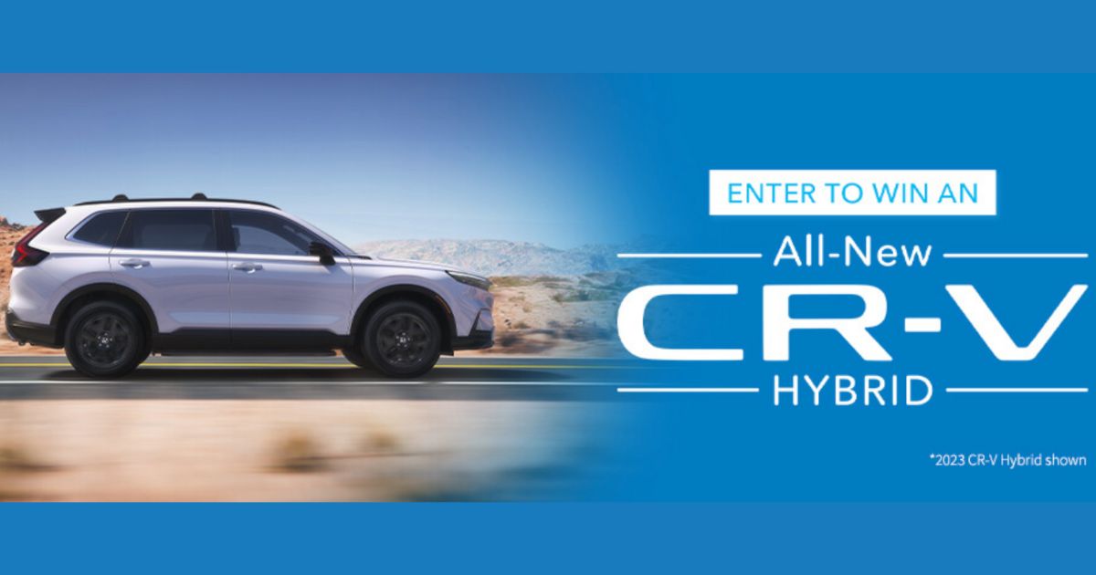 Win the All-New Honda CR-V Hybrid - Worth Over $39,000 - Free Sweepstakes,  Contests & Giveaways