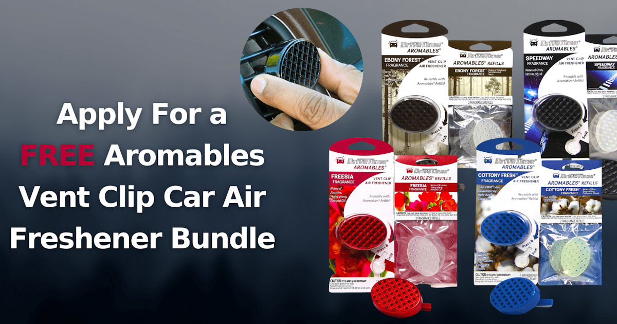 Free car air freshener samples