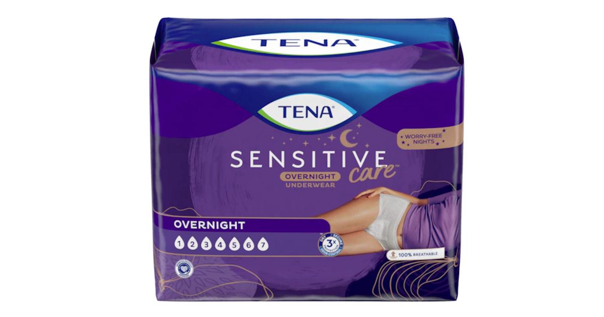Free TENA Sensitive Care Overnight Underwear Sample Kit - Free