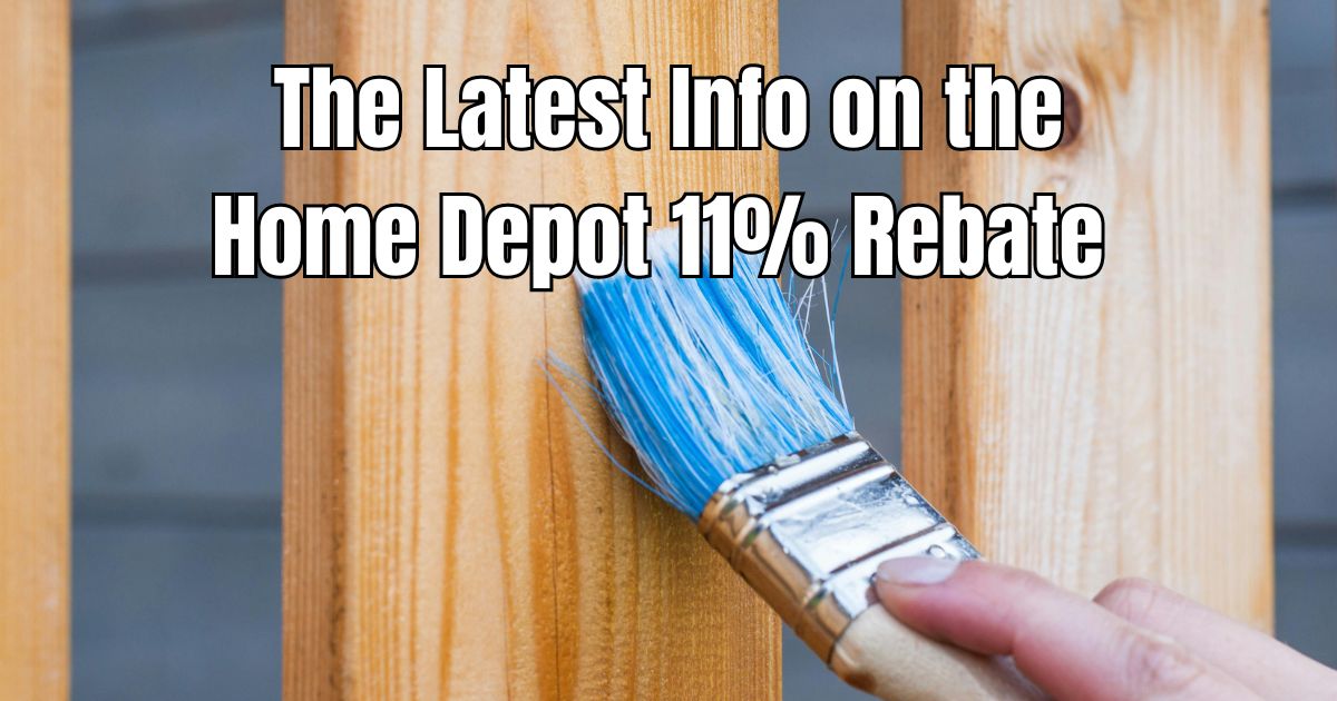 home depot 11 rebate