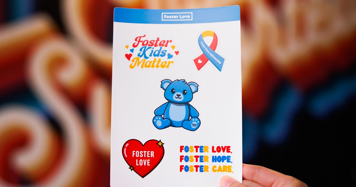 Foster Love Stickers