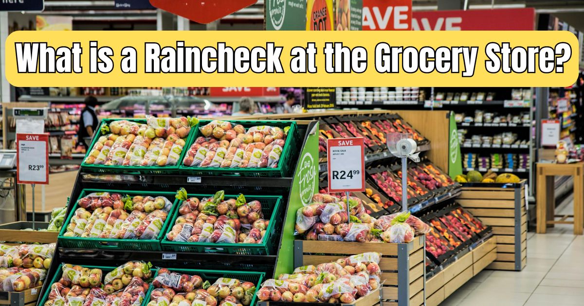 what is a raincheck at the grocery store