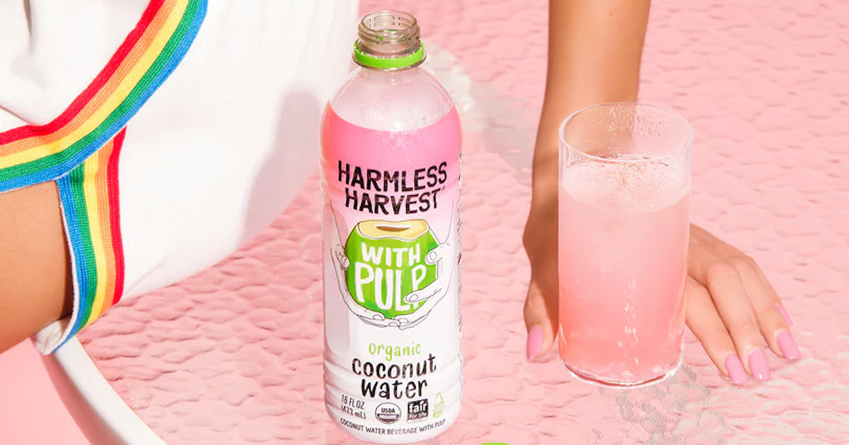 Harmless Harvest Organic Coconut Water with Pulp