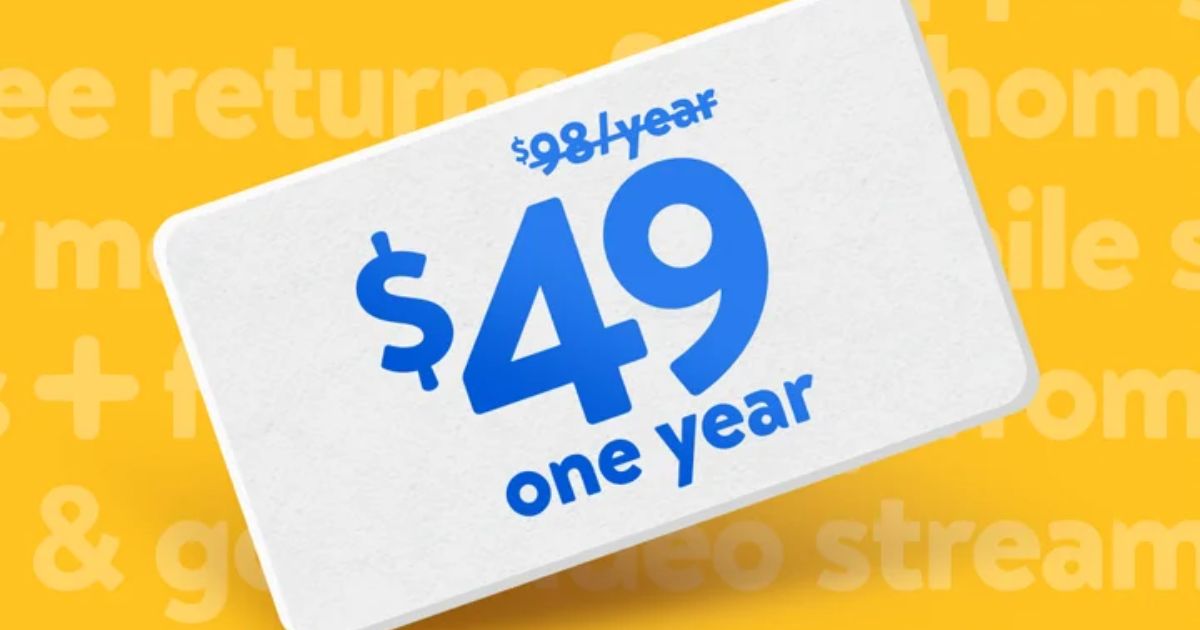 Get 50% Off an Annual Walmart+ Membership