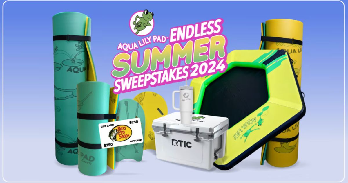 Aqua Lily Pad Endless Summer Sweepstakes