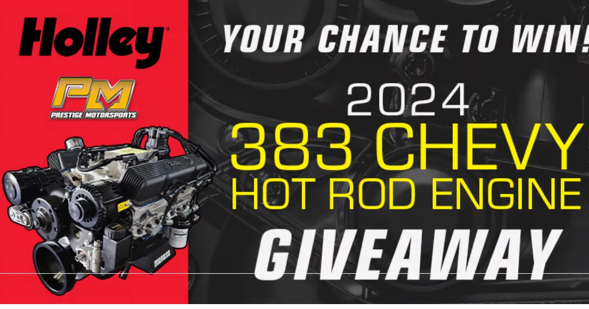 Holley 383 Chevy Hot Rod Engine Giveaway
