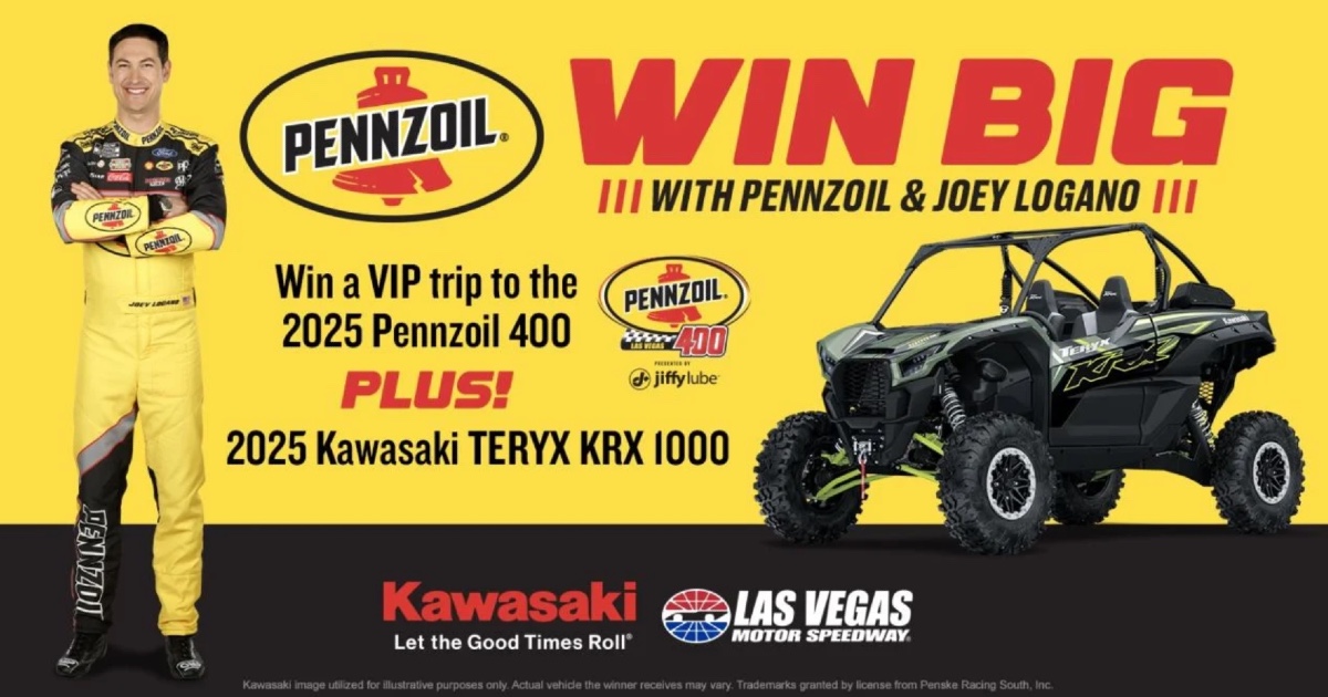 Pennzoil x Joey Logano Sweepstakes