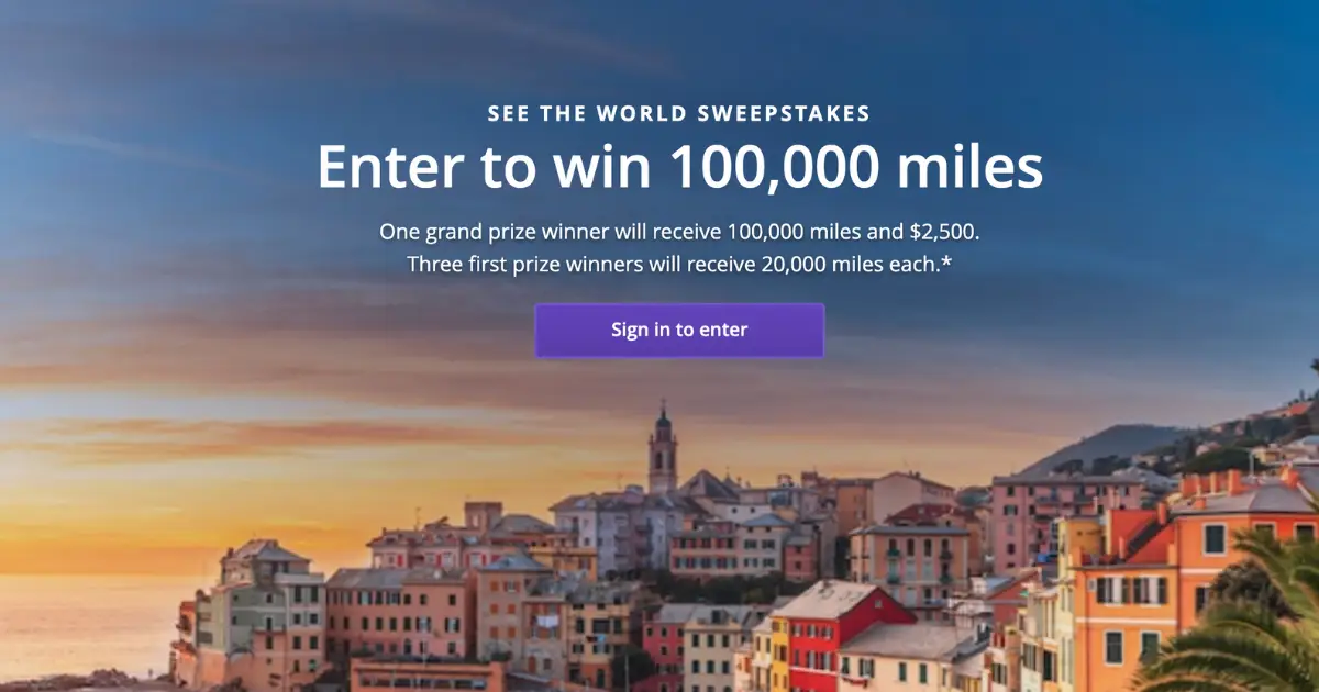 United MileagePlus Shopping Sweepstakes