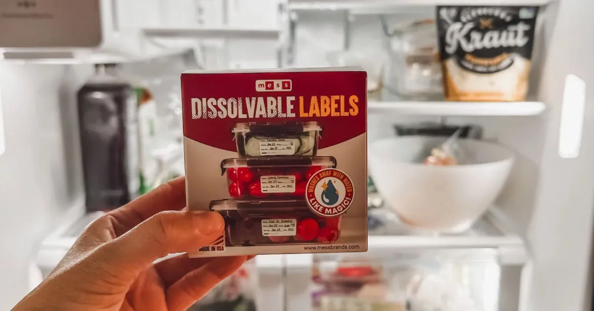 Mess Dissolvable Labels