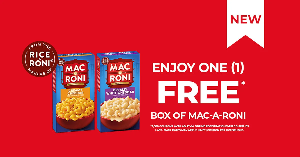 Mac-A-Roni Free Box