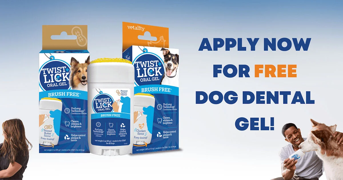 Twist + Lick Dog Dental Gel