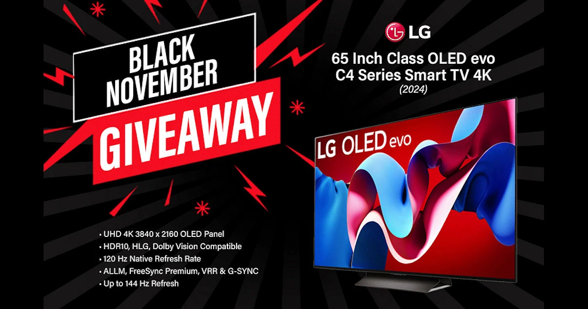 LG Black November Sweepstakes