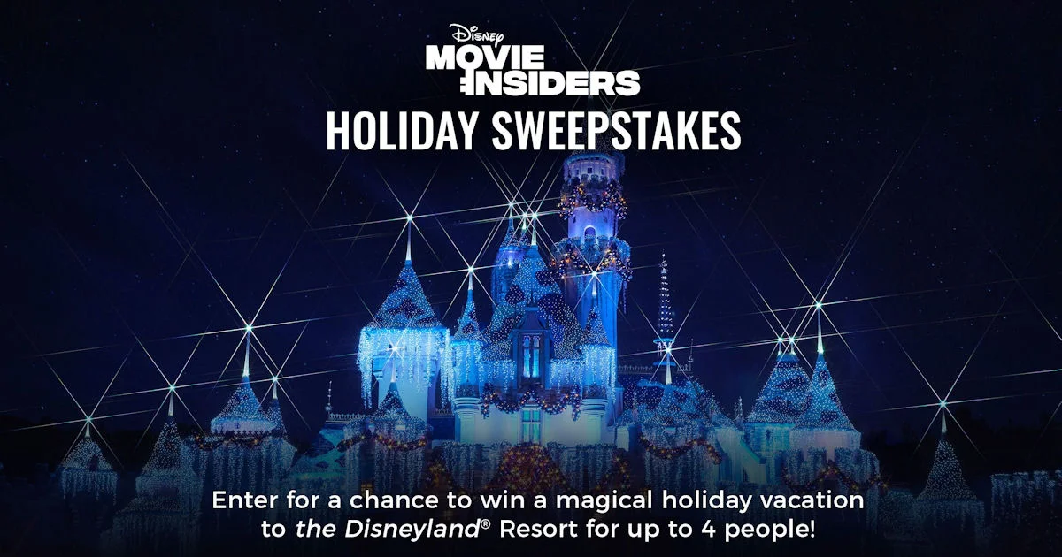 Disney Movie Insiders Holiday Sweepstakes