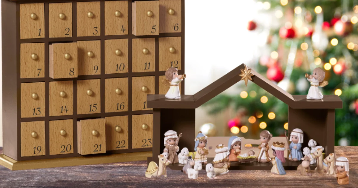 Precious Moments Nativity Advent Calendar Sweeps