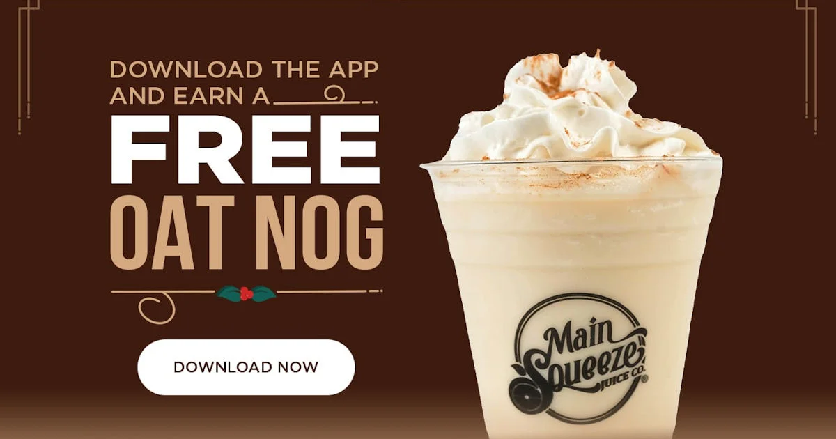 Main Squeeze Juice Co Free Oat Nog