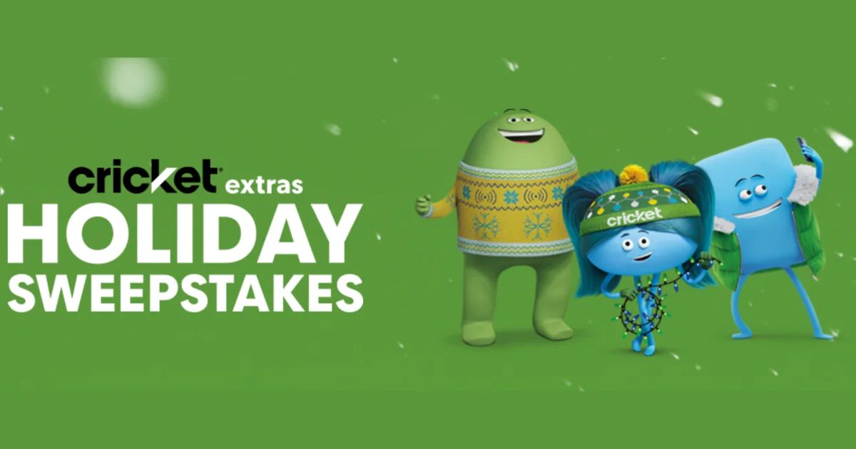 Cricket Extras Holiday Sweepstakes