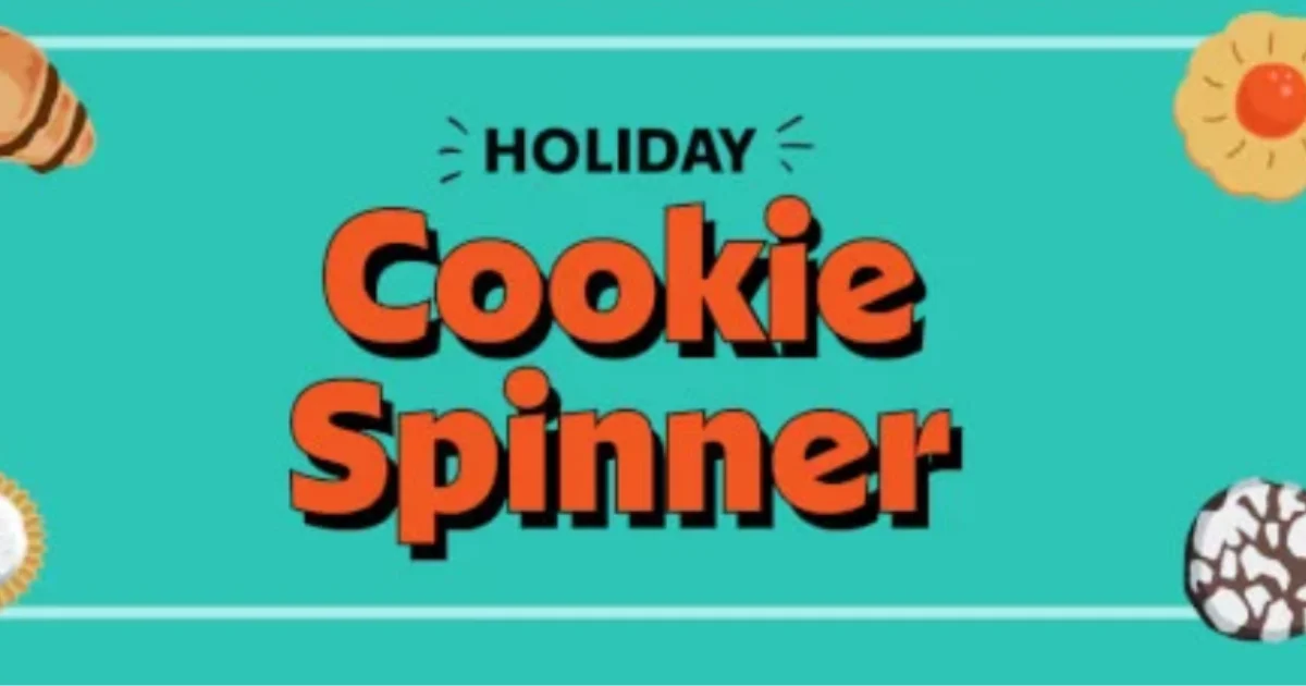 Holiday Cookie Spinner Sweepstakes