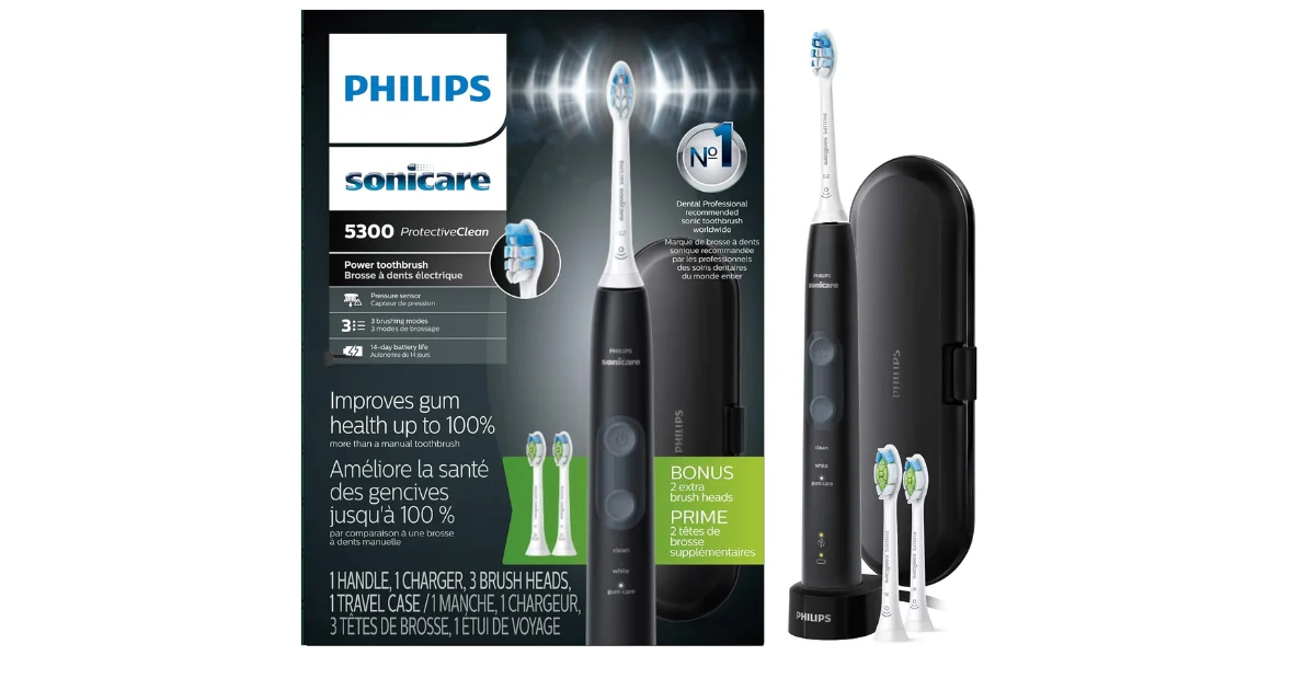 Philips Sonicare Toothbrush at Amazon