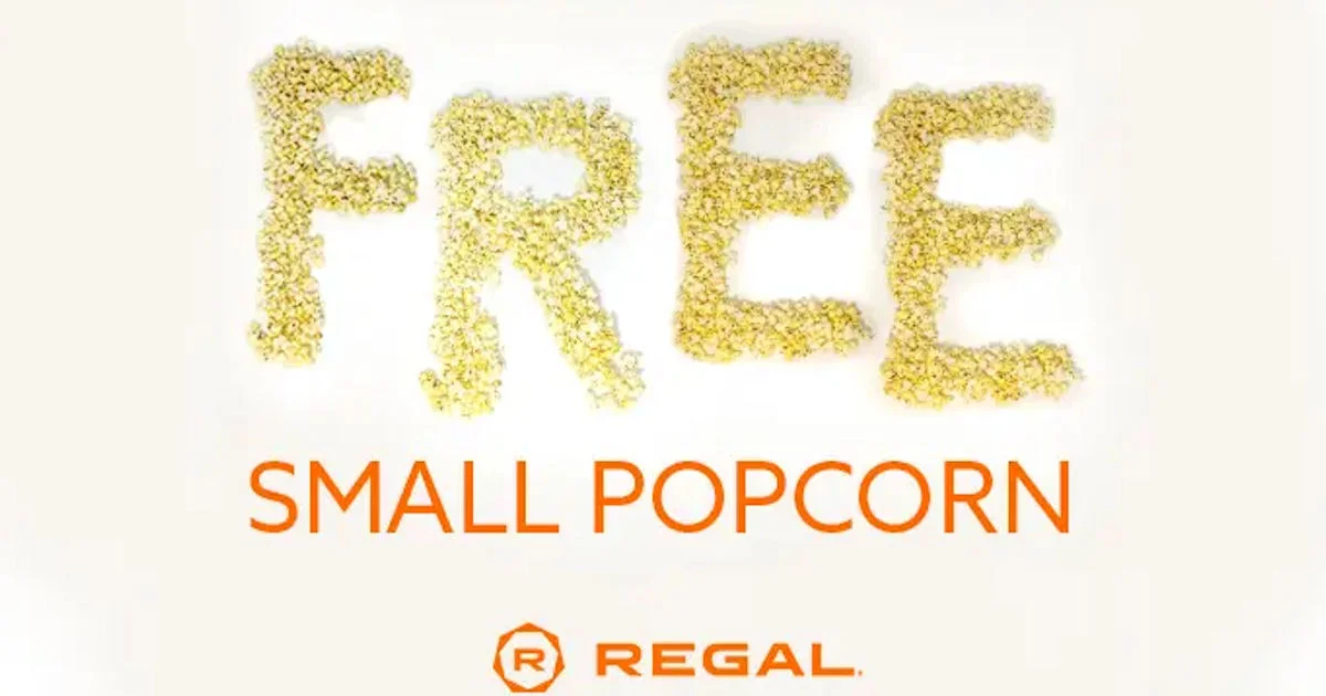 Regal Free Popcorn