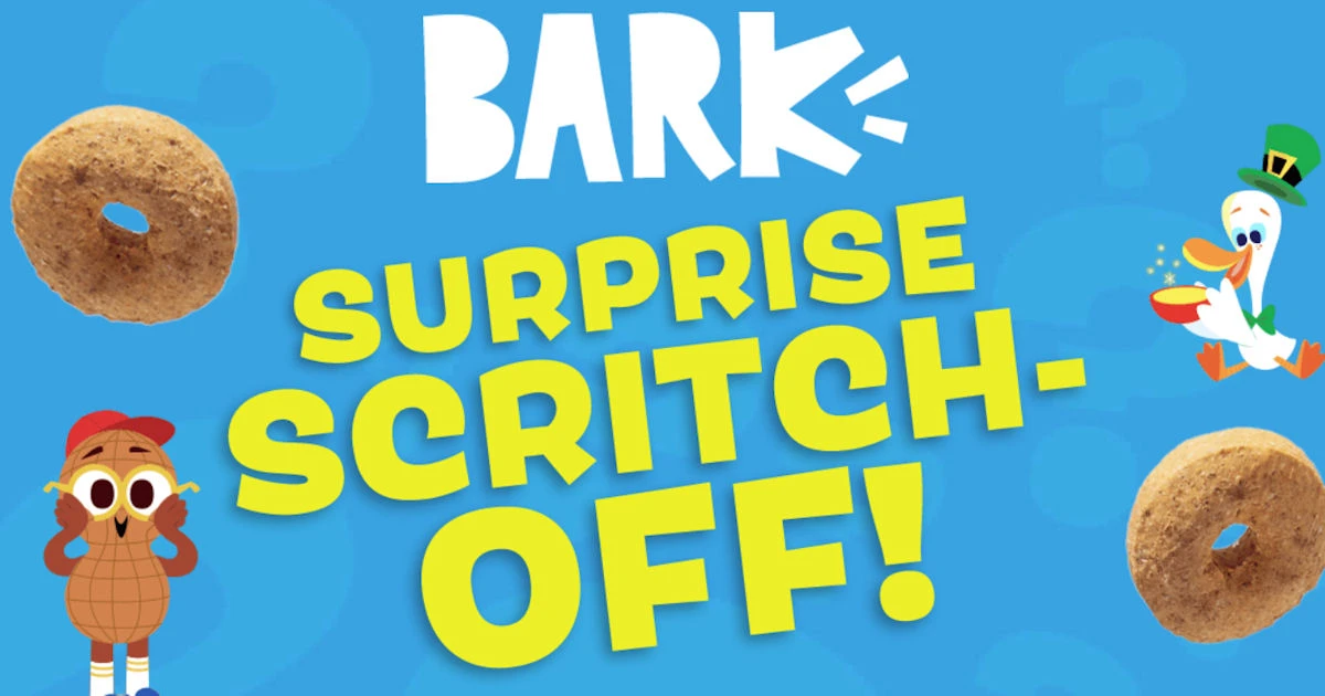 BARK Snack Pack Surprise Inside Scratch Off Inst