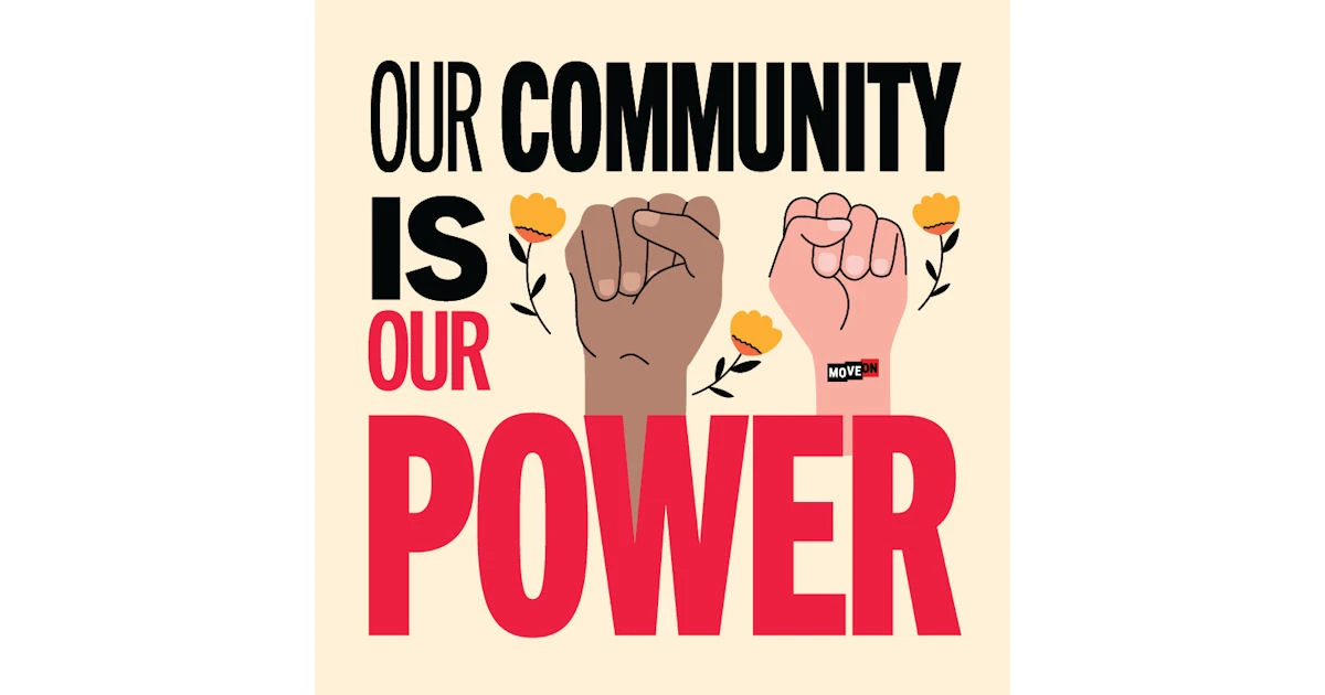 Our Community Is Our Power Sticker