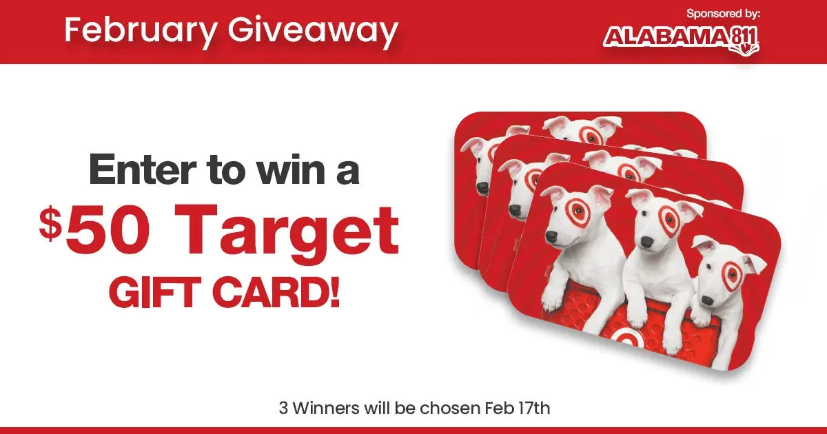 Alabama 811 February Giveaway