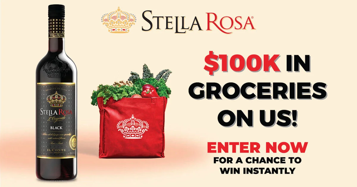 Stella Rosa 100K in Groceries Giveaway