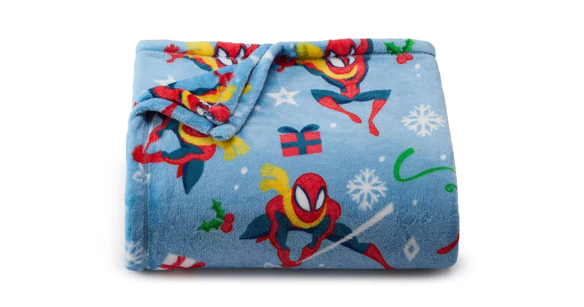 Marvel Holiday Oversized Throw Blanket at Kohls