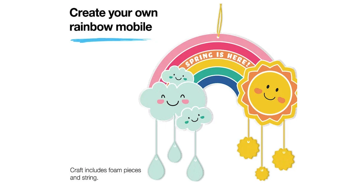 JCPenney Rainbow Mobile