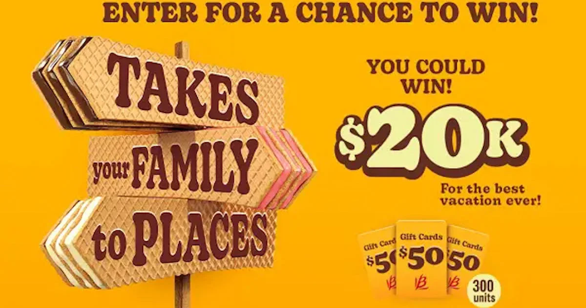 Bauducco Takes Your Family to Places Sweepstakes