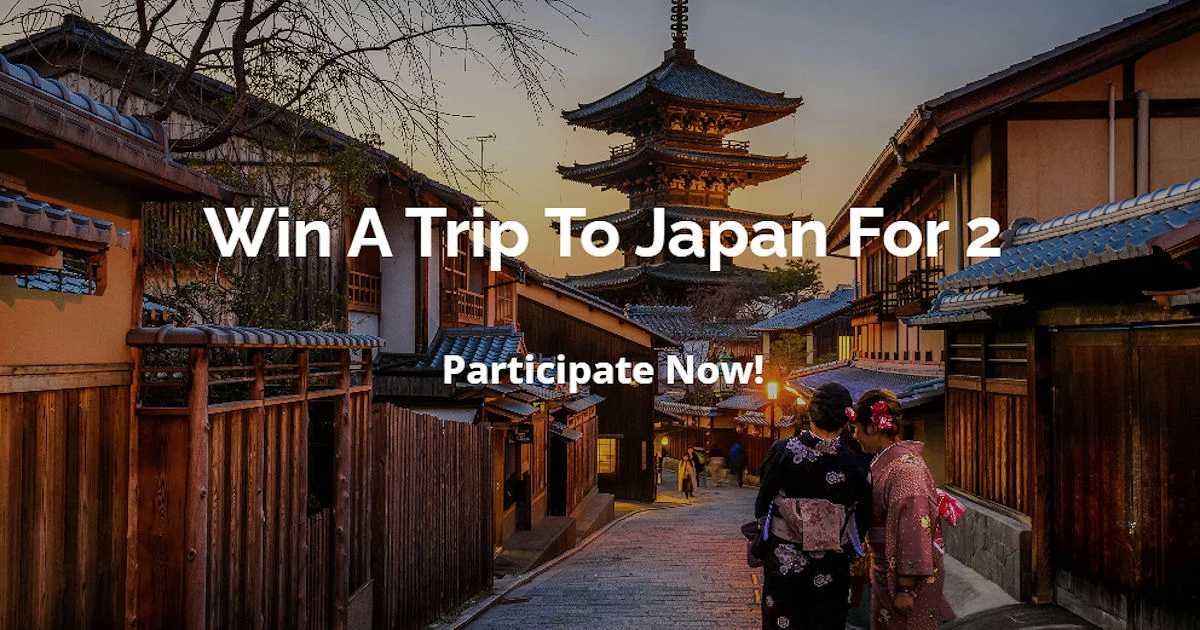 Win A Trip To Japan For 2 Sweepstakes