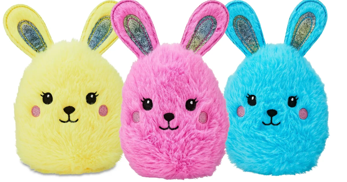 Easter Round Bunny Plush at Walmart