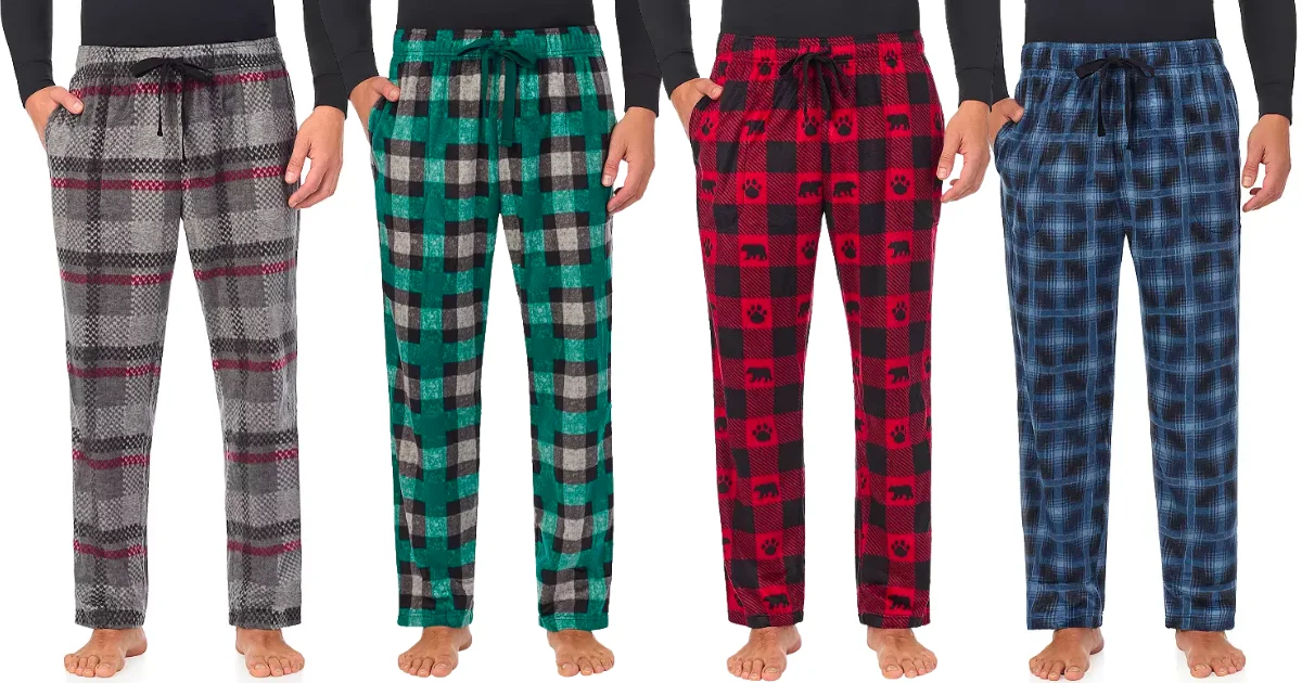 Men's Cuddl Duds Fleece Pajama Pants at Kohl's